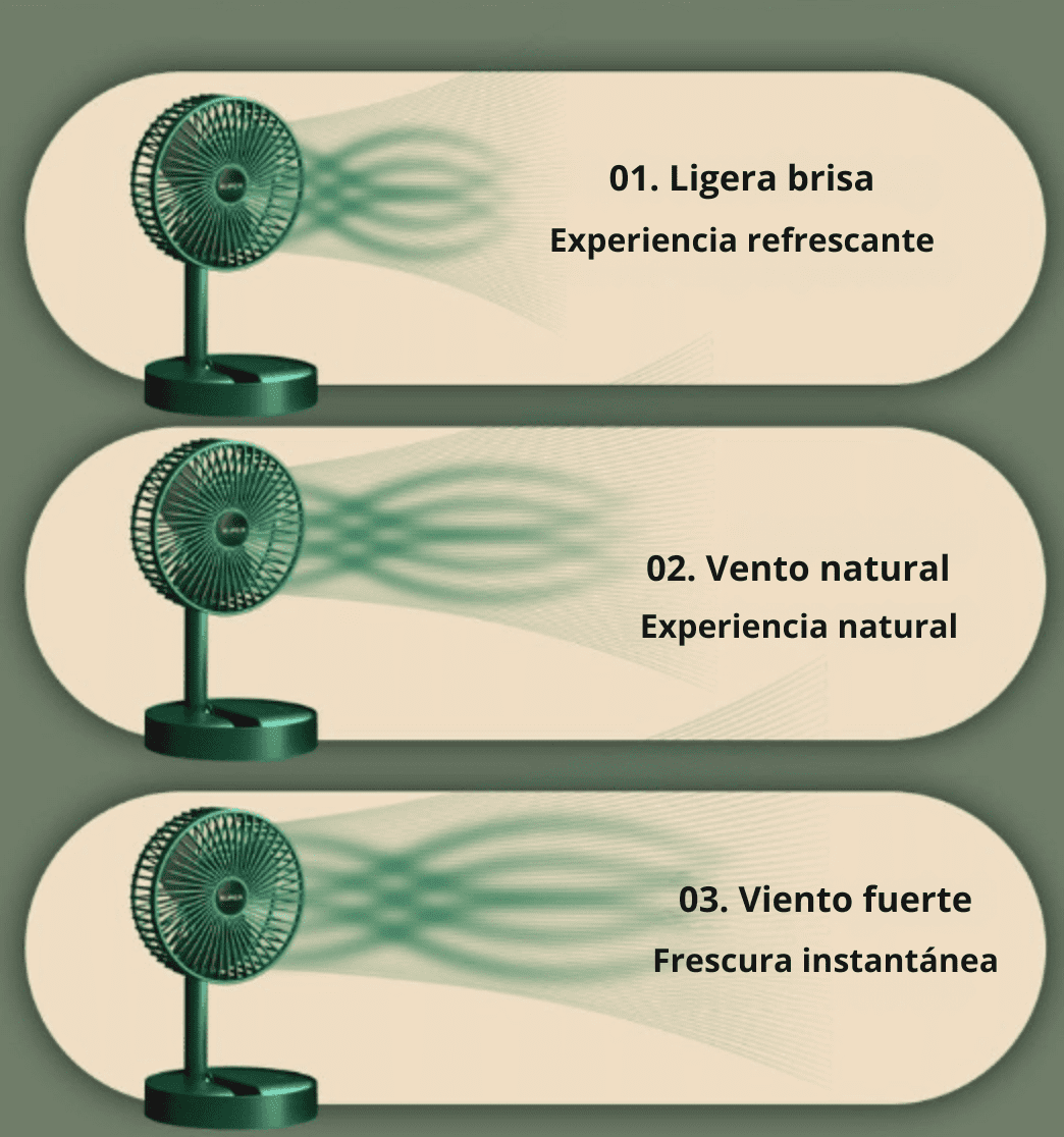 VENTILADOR DOBRÁVEL PORTÁTIL