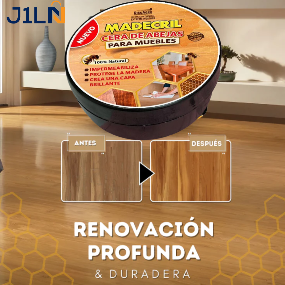 1 + 1 GRATIS | BEESWAX™ - Cera de Abejas para Muebles