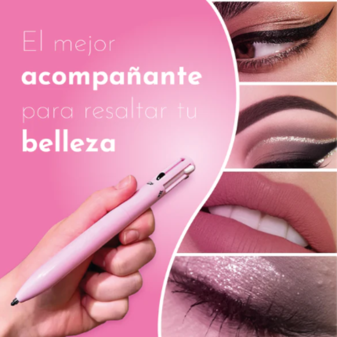 EYEBROWPEN™ | LÁPIZ MAQUILLAJE 4 EN 1 + EBOOK DE REGALO (MAQUILLAJE DIARIO)