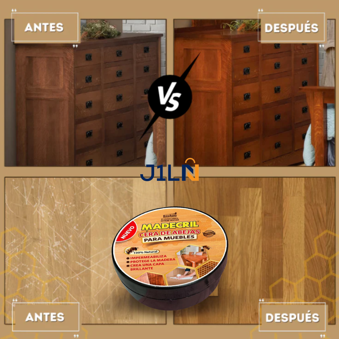 1 + 1 GRATIS | BEESWAX™ - Cera de Abejas para Muebles