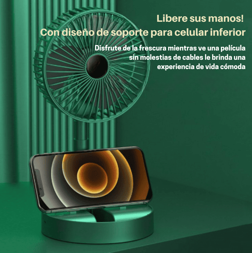 VENTILADOR DOBRÁVEL PORTÁTIL