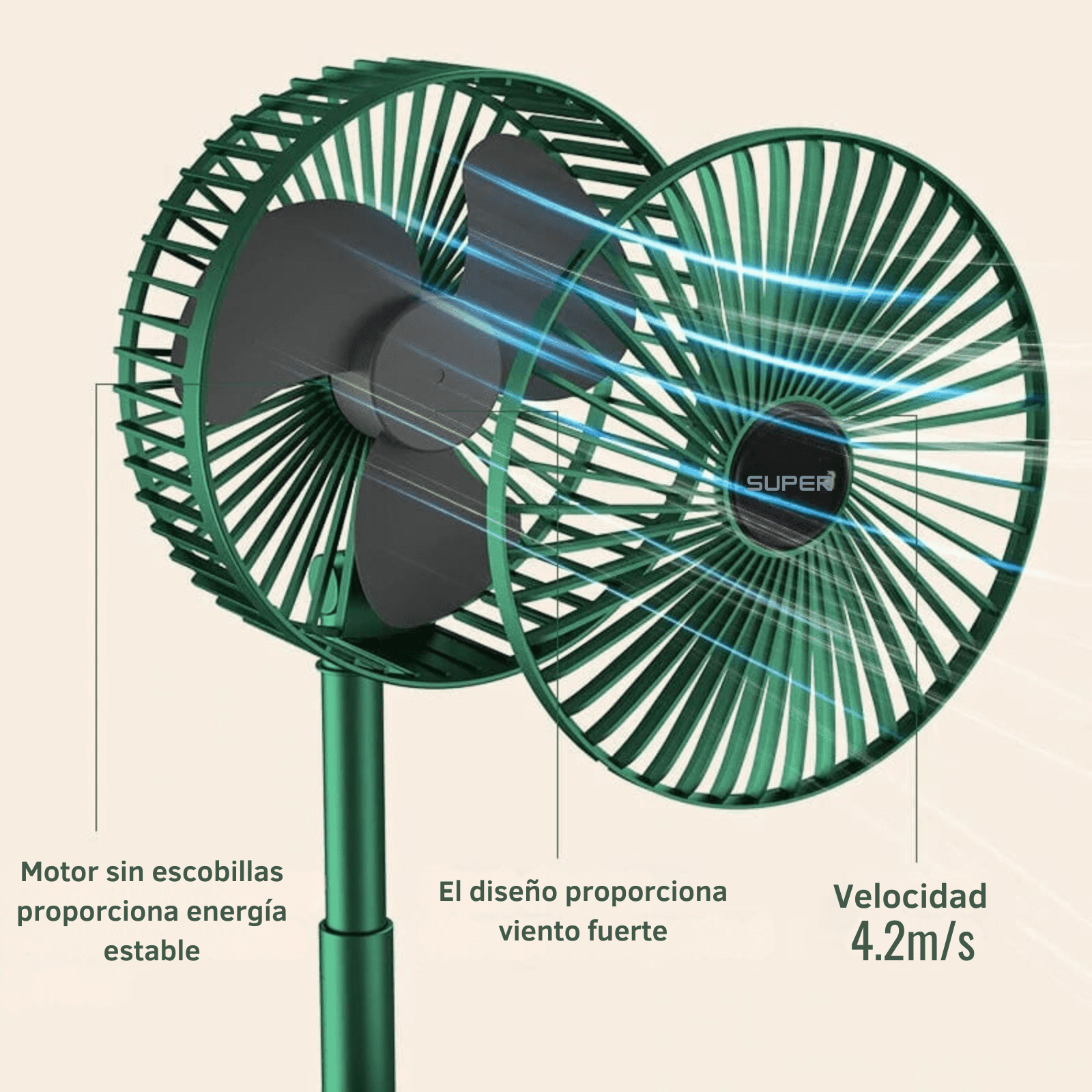 VENTILADOR DOBRÁVEL PORTÁTIL