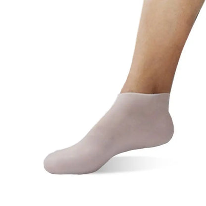 CALCETINES DE SILICONA HIDRATANTES PARA LOS PIES (2 piezas, protector para eliminar la piel muerta)