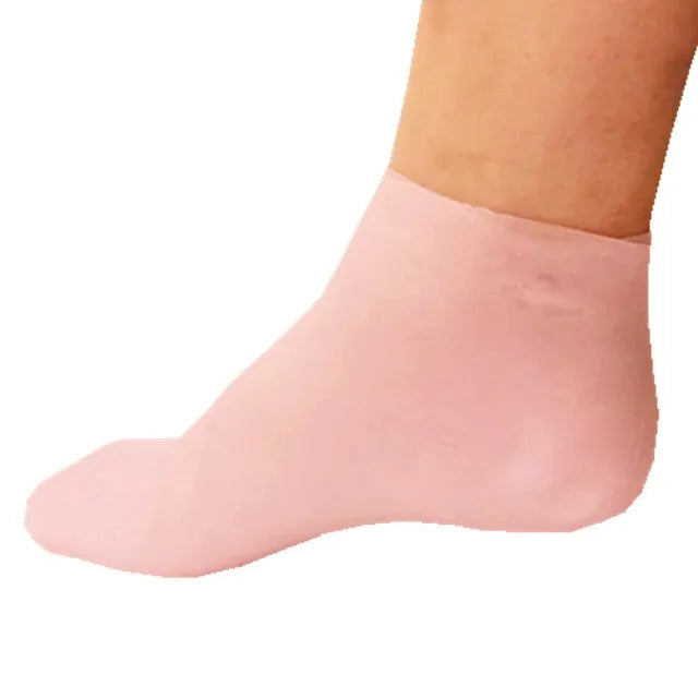 CALCETINES DE SILICONA HIDRATANTES PARA LOS PIES (2 piezas, protector para eliminar la piel muerta)